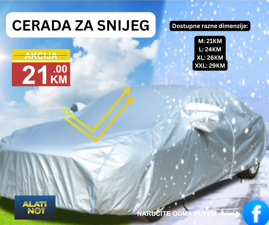 LUKSUZNA UNIVERZALNA AUTO CERADA ZA SVA GODIŠNJA DOBA – Maksimalna Zaštita!