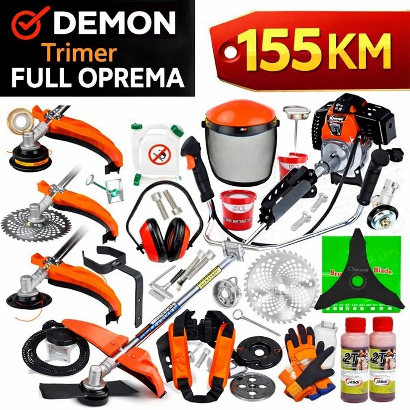 DEMON BENZINSKI TRIMER – FULL OPREMA