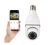 WiFi Panorama Kamera 360° – Bežična Sigurnosna Kamera sa Noćnim Vidom i SD Karticom