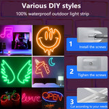 RGB NEON LED TRAKA 5M – PAMETNO DEKORATIVNO OSVJETLJENJE 5M