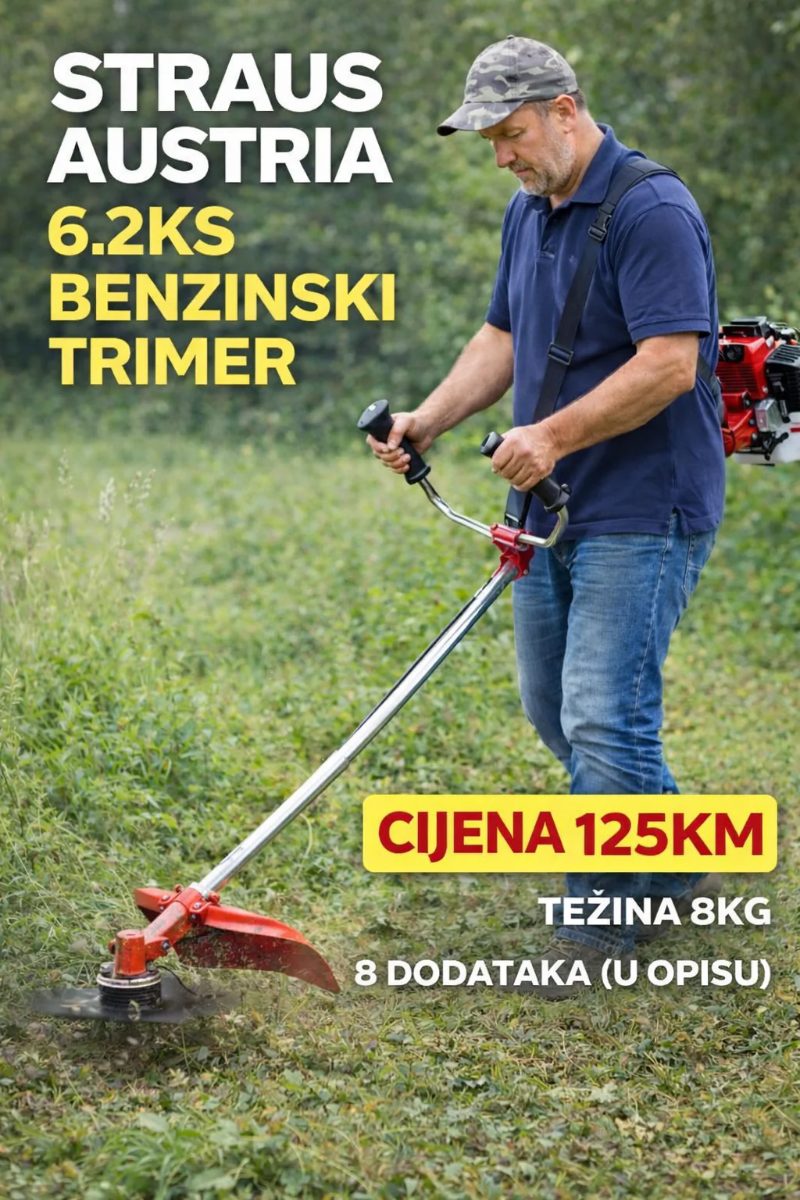 STRAUS AUSTRIA 6.2 KS BENZINSKI TRIMER