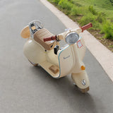 DJEČIJI ELEKTRIČNI SKUTER LAMBRETTA 6V – BEŽ MODEL