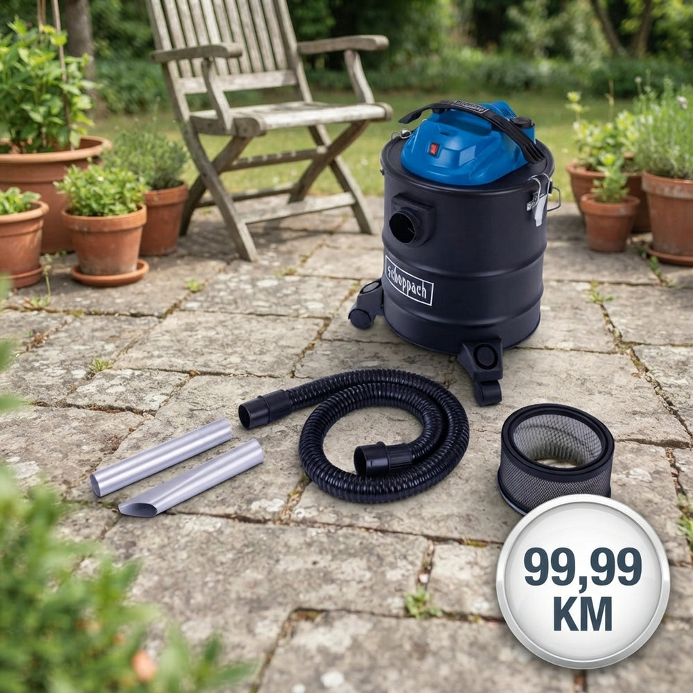 Scheppach AVC25 Usisivač za pepeo 1300 W 20 L – 20 kPa