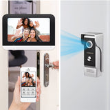 WiFi Video Interfon sa 7" Monitorom – HD Kamera 2MP | Tuya Smart | Otključavanje Vrata