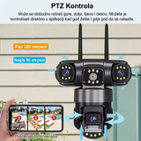 4K PRO WiFi Sigurnosna Kamera sa 4 Kamere | 18MP Ultra HD | PTZ Rotacija | Noćni Vid