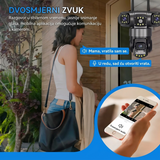 4K PRO WiFi Sigurnosna Kamera sa 4 Kamere | 18MP Ultra HD | PTZ Rotacija | Noćni Vid