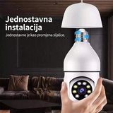WiFi Kamera Sijalica 360° – Pametna Sigurnosna Kamera sa Noćnim Vidom | YooSee