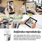 WiFi Kamera Sijalica 360° – Pametna Sigurnosna Kamera sa Noćnim Vidom | YooSee
