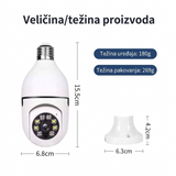 WiFi Kamera Sijalica 360° – Pametna Sigurnosna Kamera sa Noćnim Vidom | YooSee