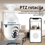 WiFi Kamera Sijalica 360° – Pametna Sigurnosna Kamera sa Noćnim Vidom | YooSee