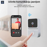 Pametno WiFi Video Zvono sa Kamerom – Bežično Video Zvono sa Noćnim Vidom i Dvosmjernim Audio Pozivom