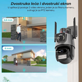 KAMERA PTZ Smart WiFi 8MP 4K Ultra HD – Vanjska sigurnosna kamera sa noćnim vidom