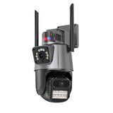 Triple-Lens Smart WiFi Kamera – 3 Objektiva | PTZ Kamera sa AI Detekcijom i Noćnim Vidom